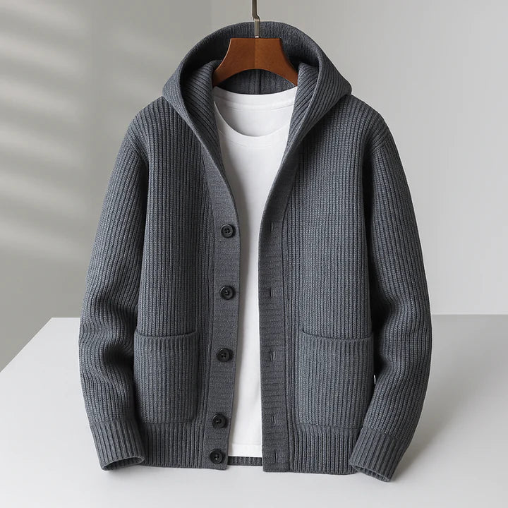Grey Melvin Cardigan