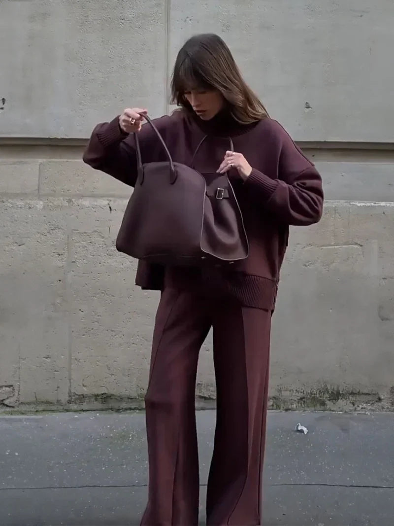 Selene™ Matching Loose Fit Sweatshirt Set