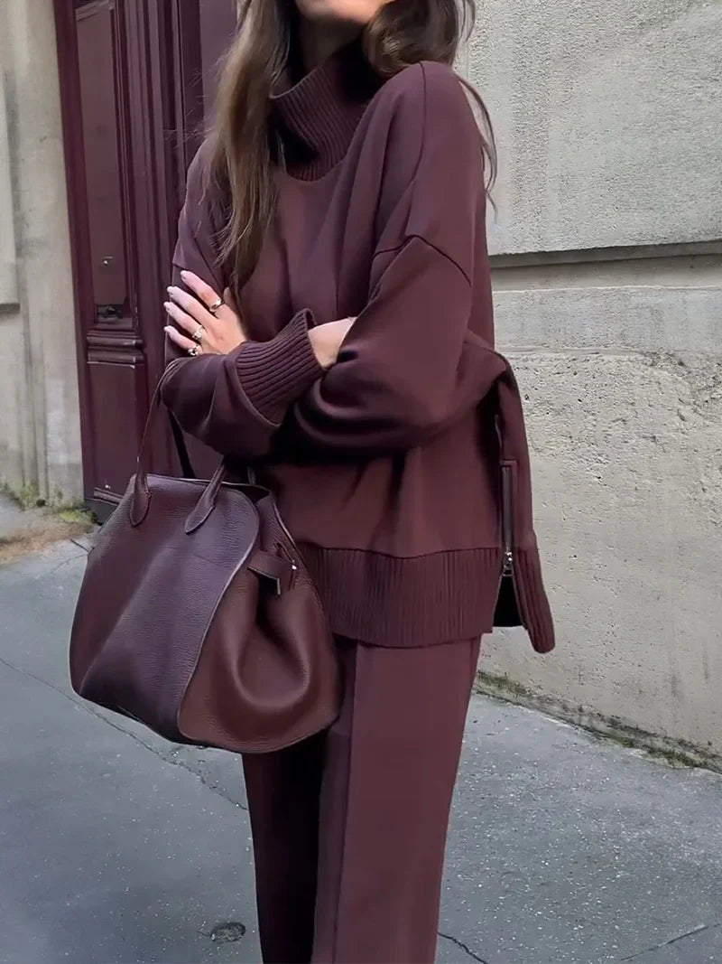 Selene™ Matching Loose Fit Sweatshirt Set