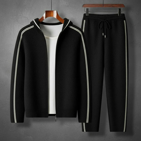 Men's Classic Black Tracksuit