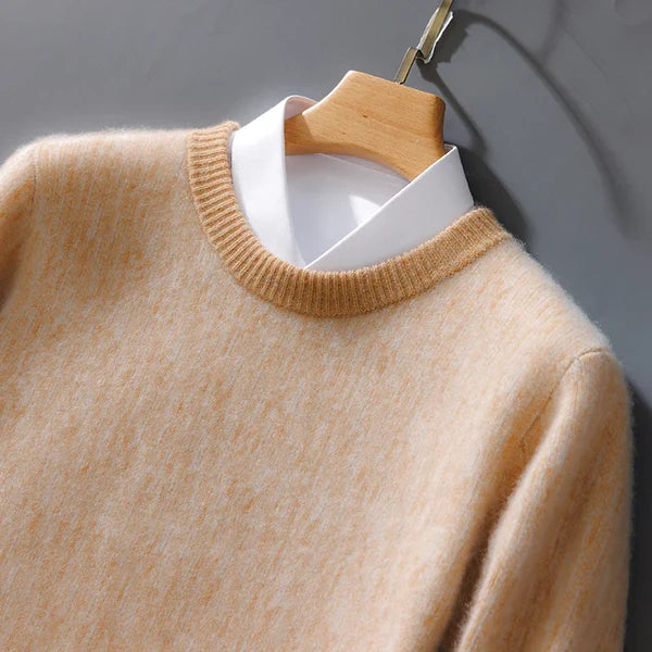 Men's Yellow Brown Sweater