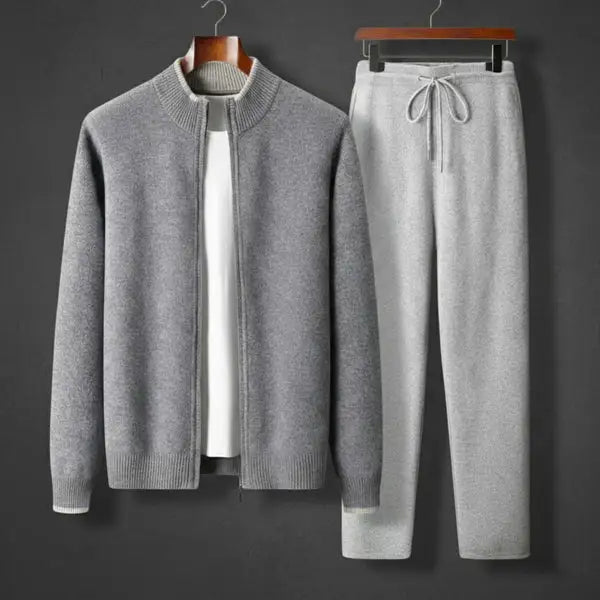 Riku Cashmere Zip-Up Tracksuit